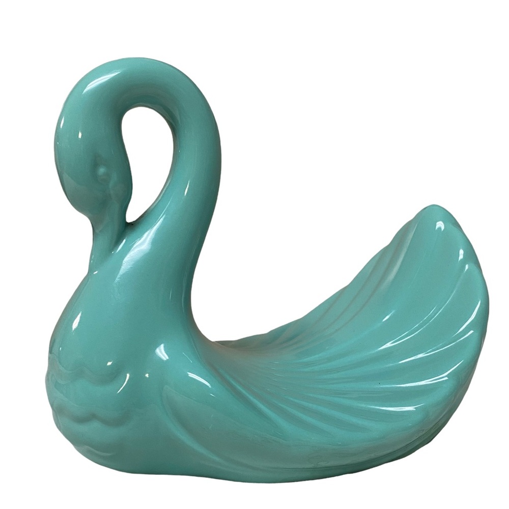Vintage Andre Richards Mint or Jade Green Ceramic Towel Holder